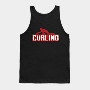 Curling Sport Tank Top